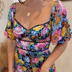 Floral mini dress